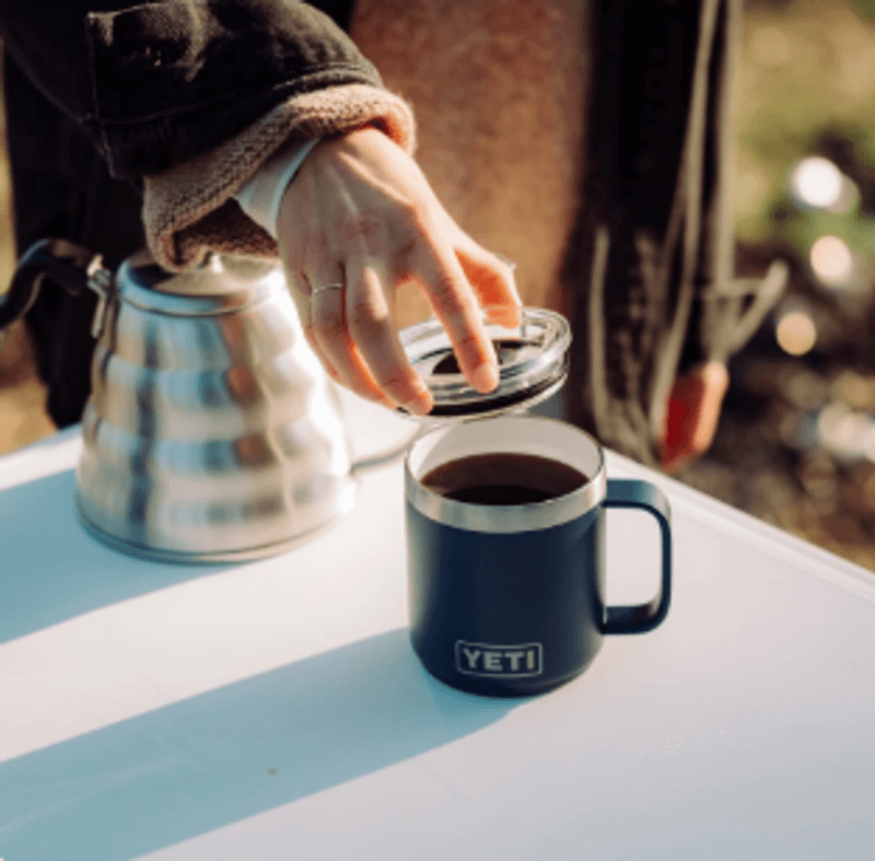 Yeti Rambler 10oz Stackable Mug black forrest green (295ml)