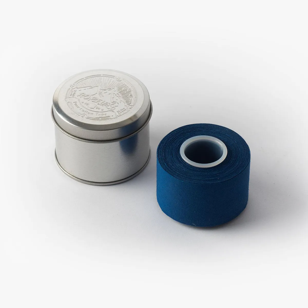 Ropeless 3.8cm x 10m Tape m/ tinn Box blue