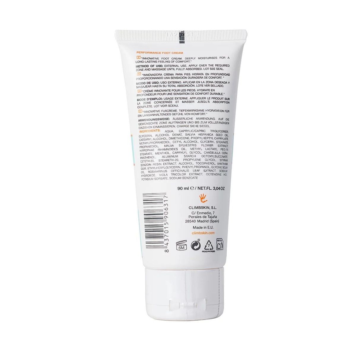 Climbskin Performance Foot Cream 90ml