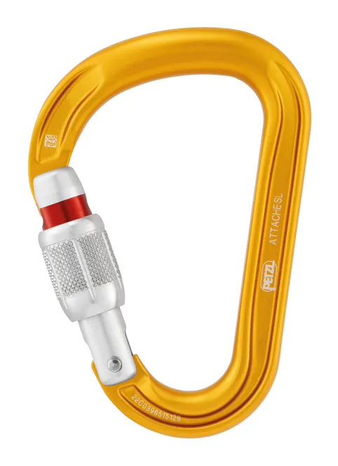 Hovedbilde Petzl Attache Screw-Lock yellow