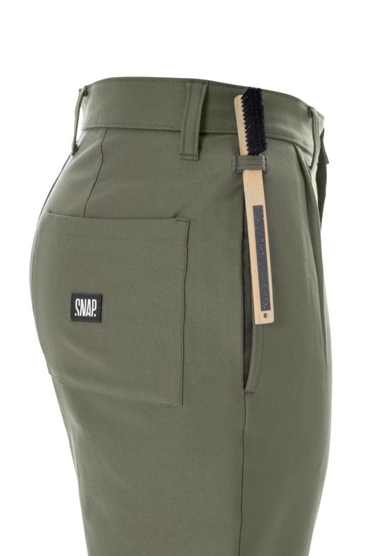 Snap M Wide Pants dark khaki