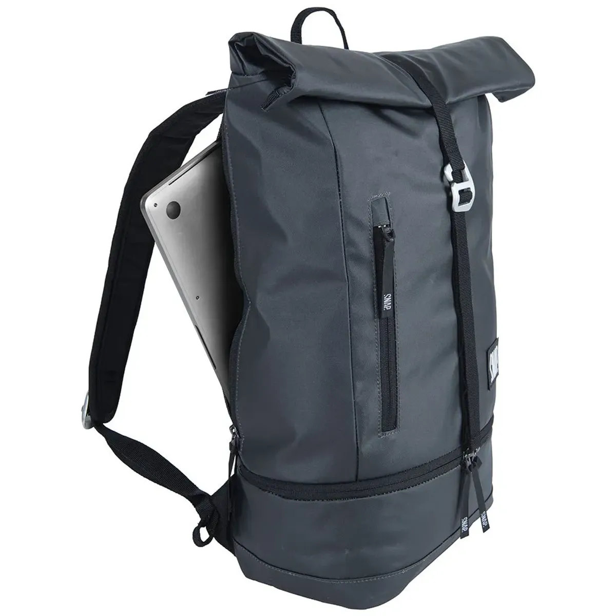 Snap Roll Top 17L light black