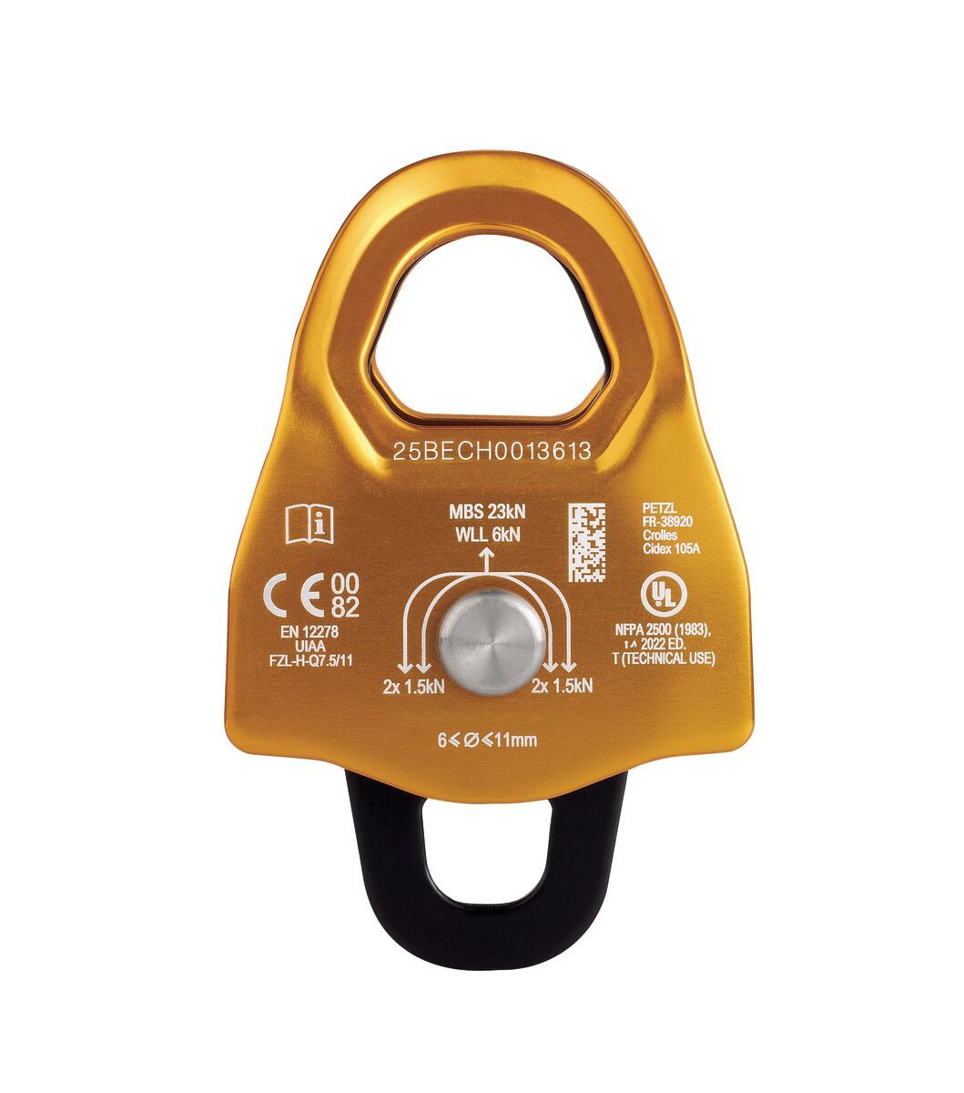 Petzl Minder S2 Pulley yellow