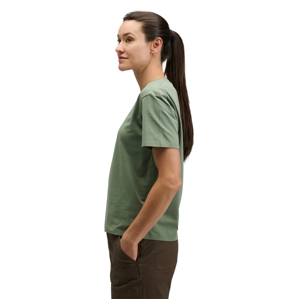 Black Diamond Equipment For Alpinists Tee W's laurel green