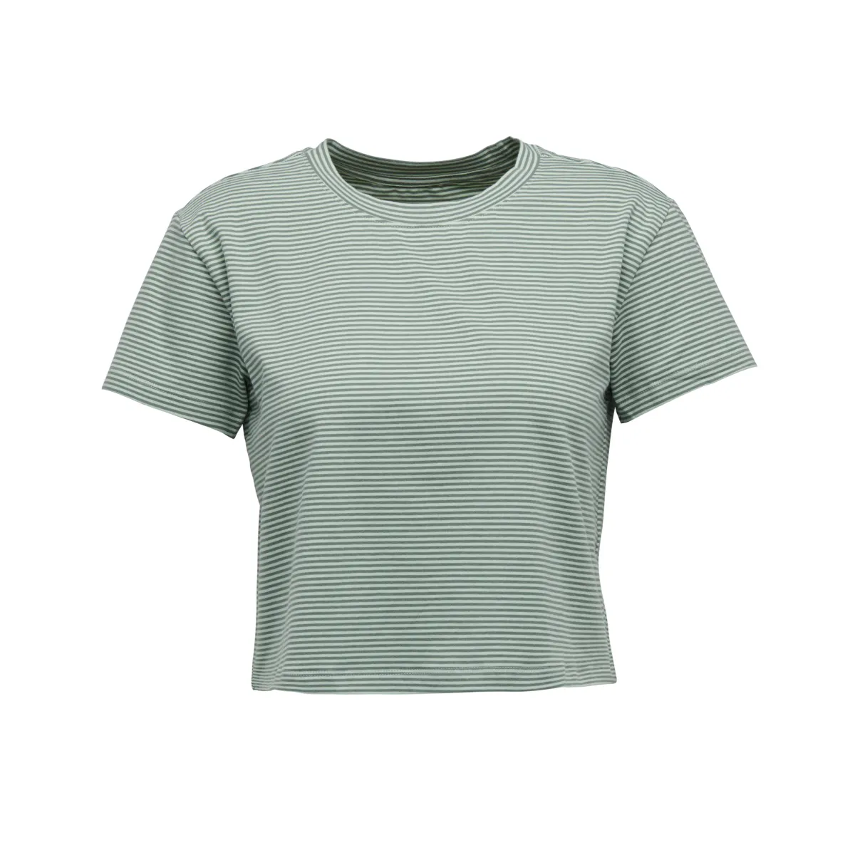 Black Diamond  BD Stripe Crop Tee W's foam green-laurel green