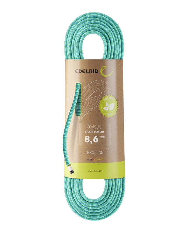 Edelrid Siskin Eco Dry 8.6mm icemint 60 meter