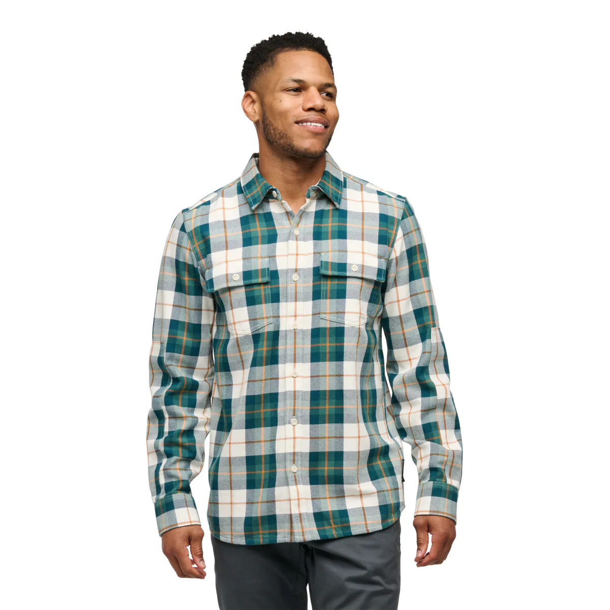 Black Diamond M Project Twill Long Sleeve Shirt raging sea-henna	