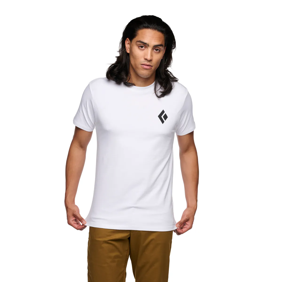 Black Diamond M Equipment for Alpinist SS Tee white
