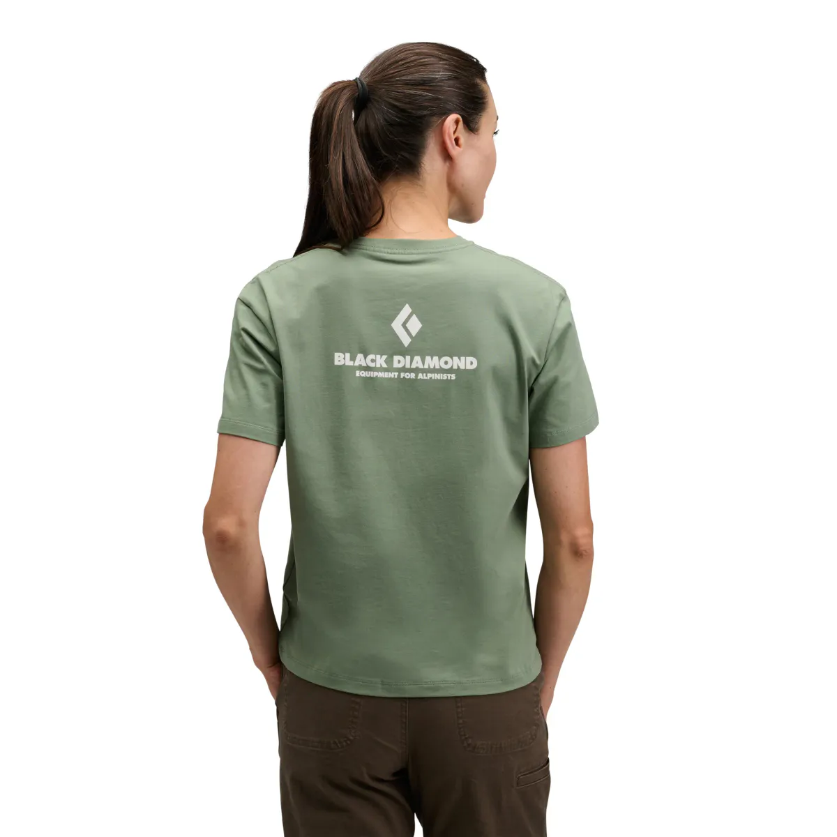 Black Diamond Equipment For Alpinists Tee W's laurel green