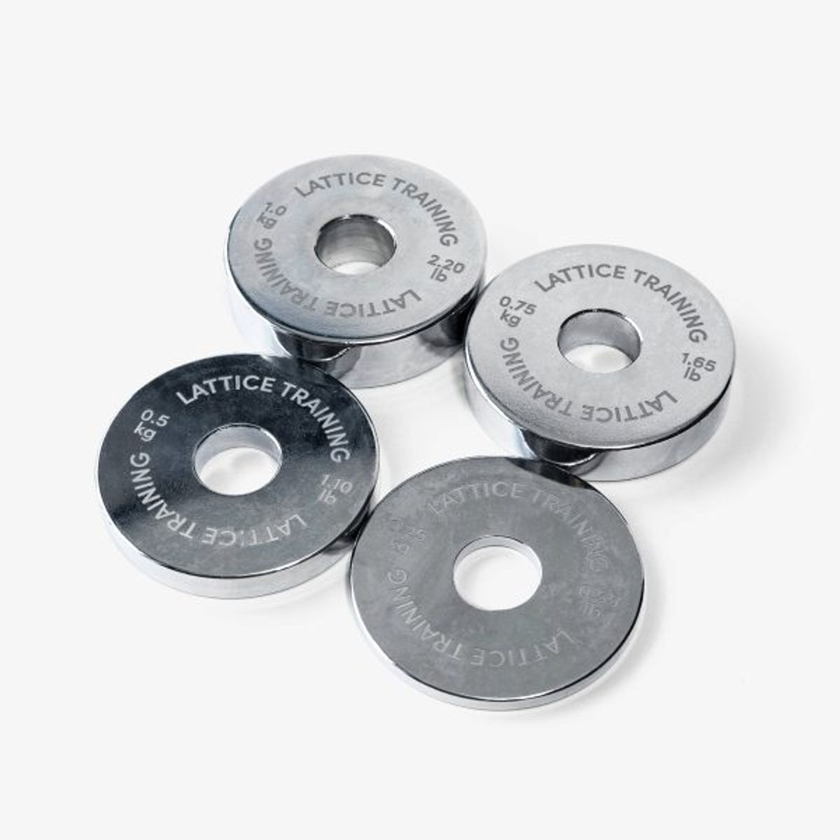 Lattice Fractional Weight Plates silver