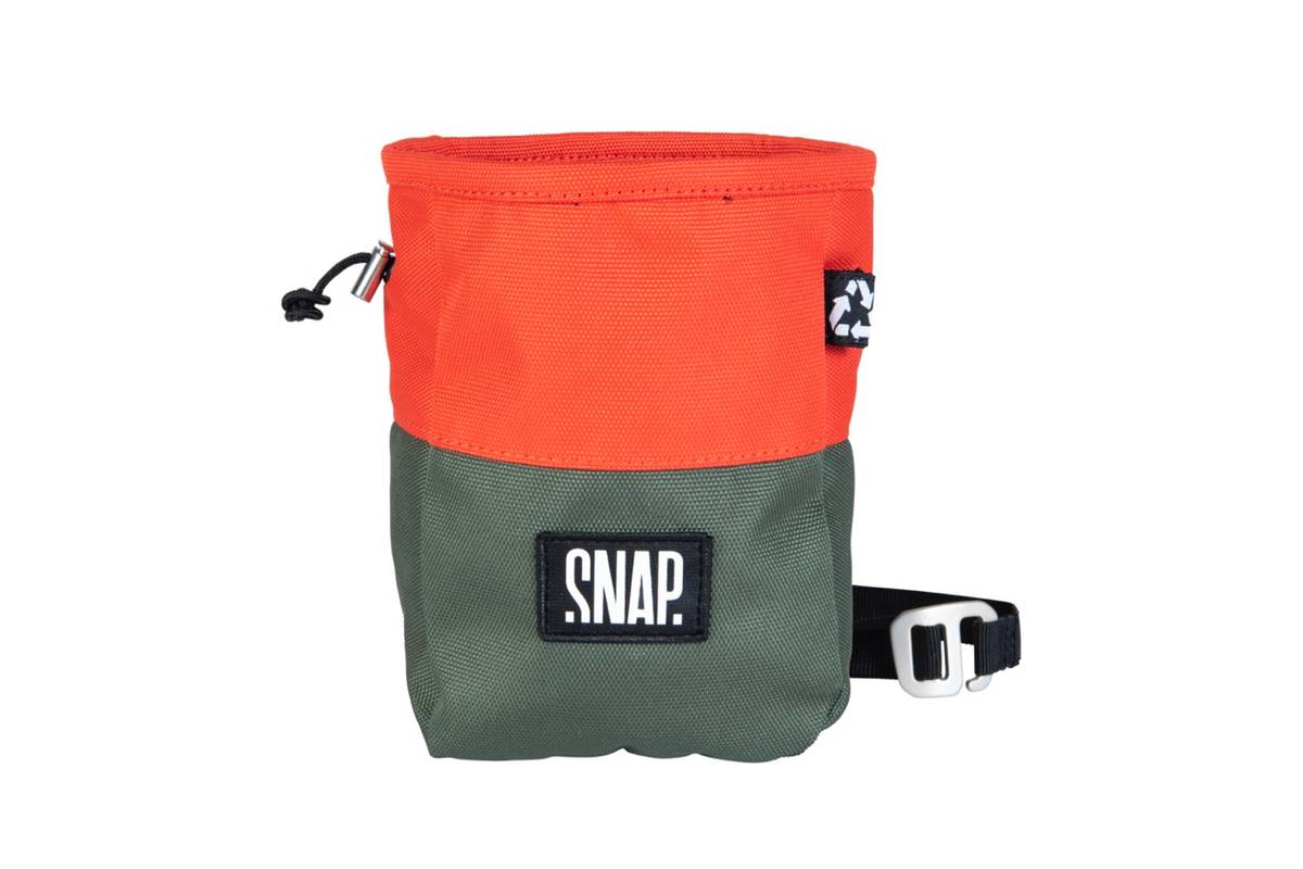 Snap Chalk Pocket Zip grenadine & dark khaki