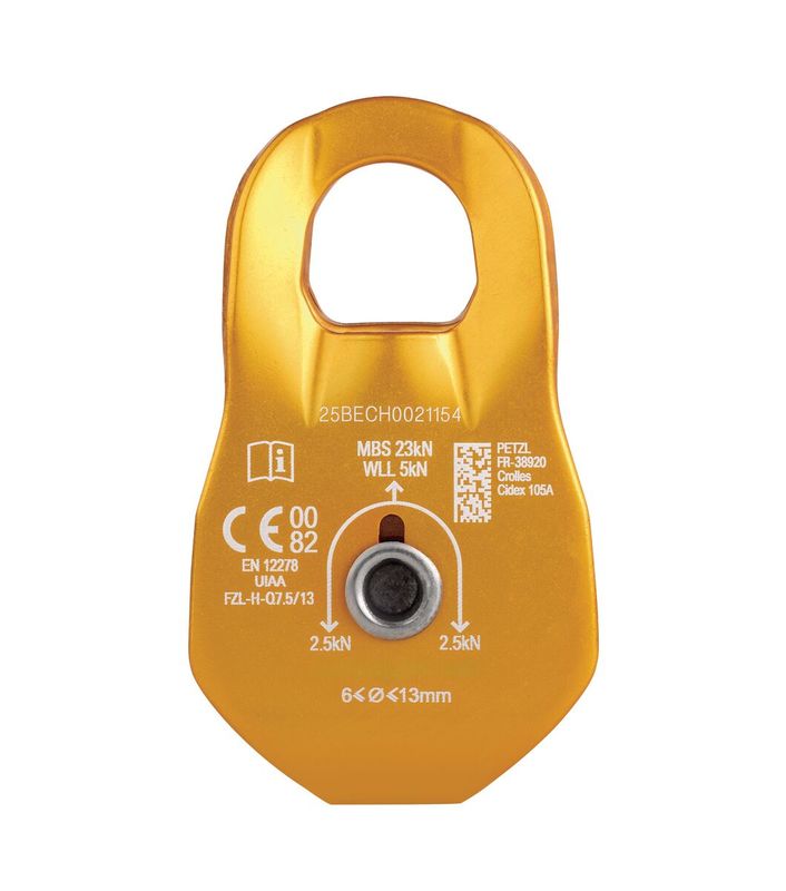Petzl Fixe Pulley orange