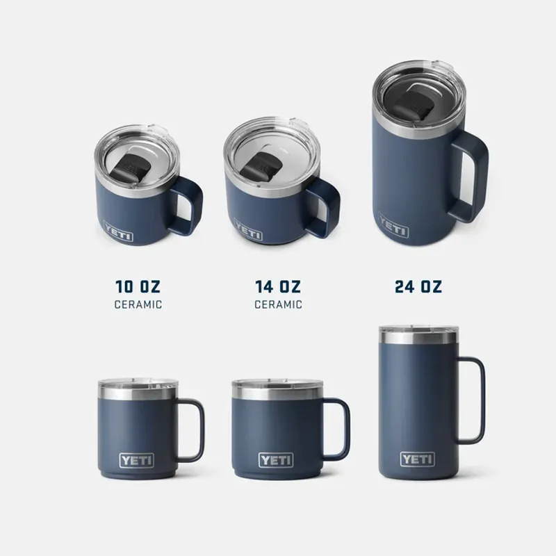 Yeti Rambler 10oz Stackable Mug black forrest green (295ml)