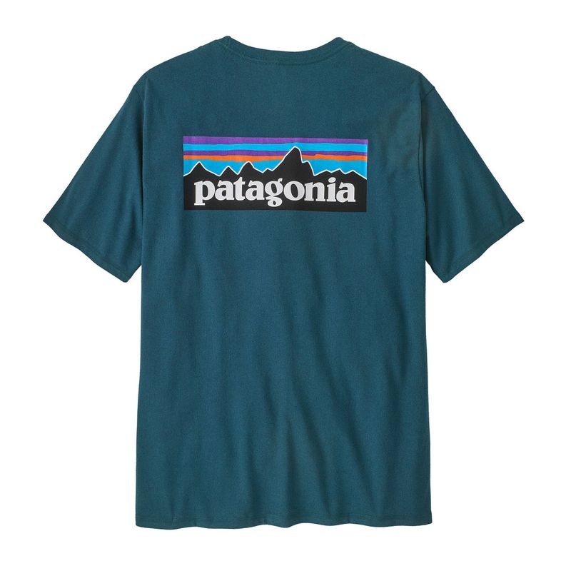 Patagonia P-6 Logo T-Shirt M's glacial blue