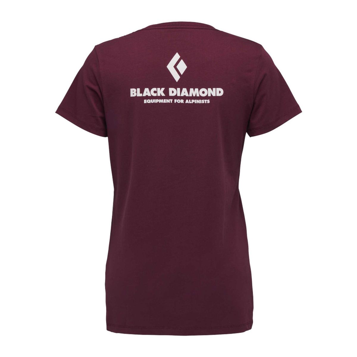 Black Diamond W Eqipment for Alpinist SS Tee burgundy