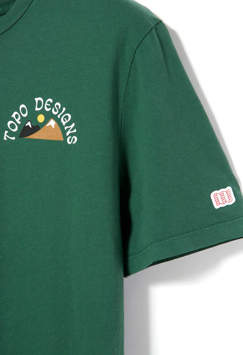 Topo Designs M Alpenglow Tee forest