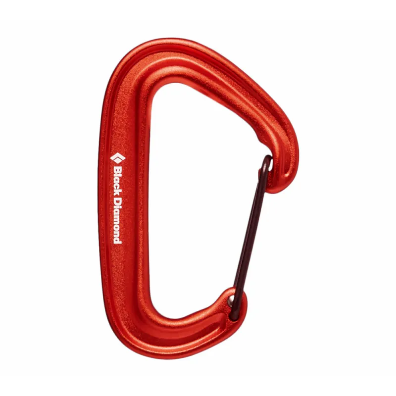 Black Diamond MiniWire red carabiner