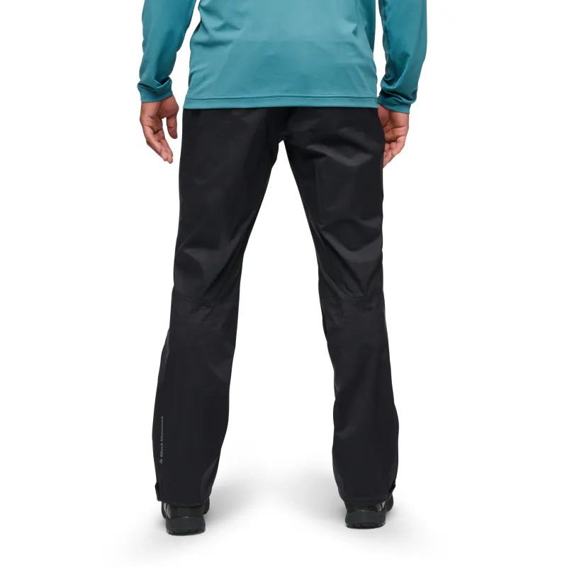 Black Diamond Fineline Strech Shell Full Zip Pants M's black