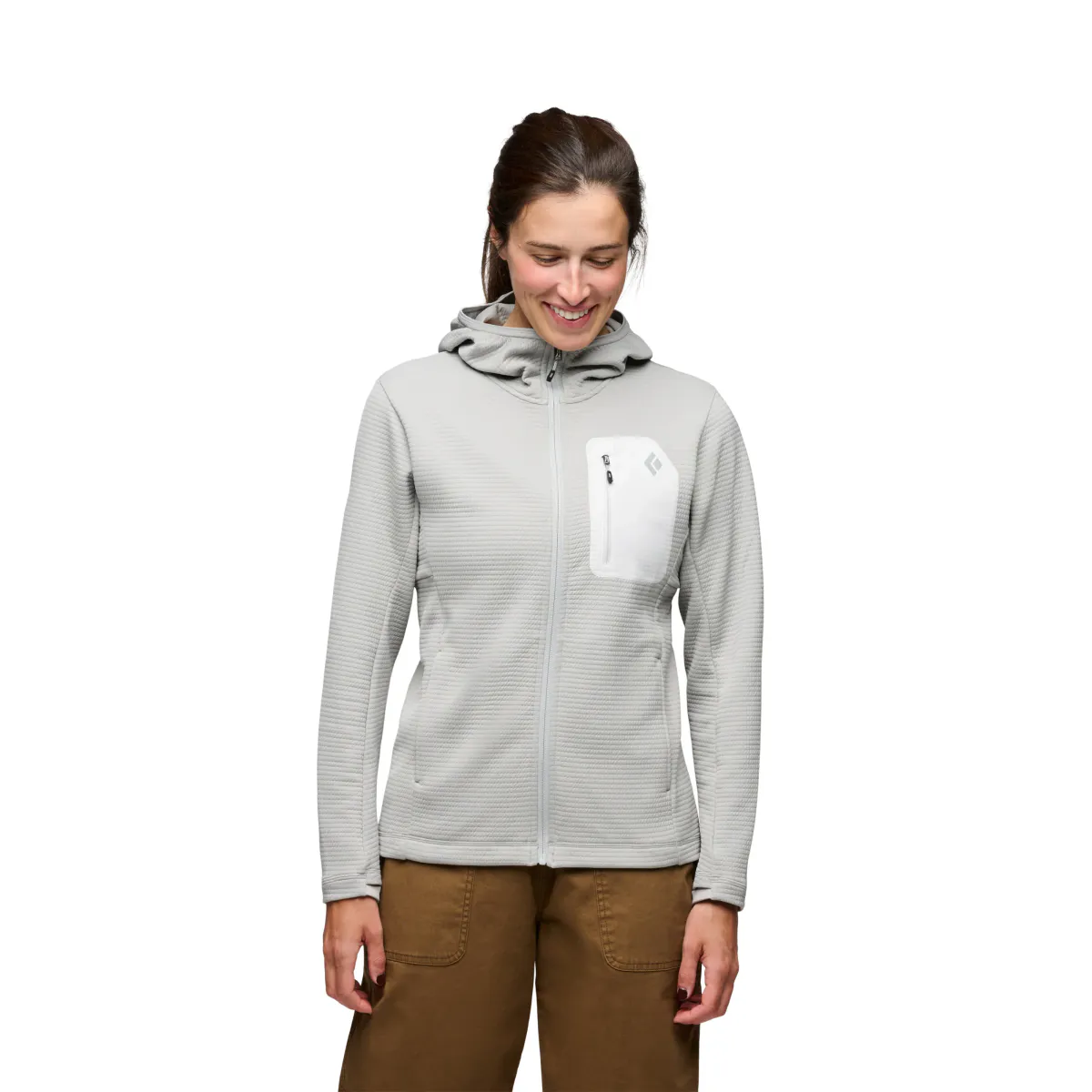 Black Diamond Diverge Full Zip Hoody W's pewter