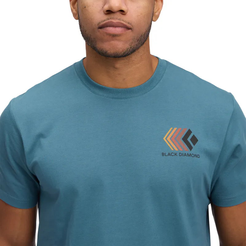 Black Diamond Faded Short Sleeve Tee M's creek blue