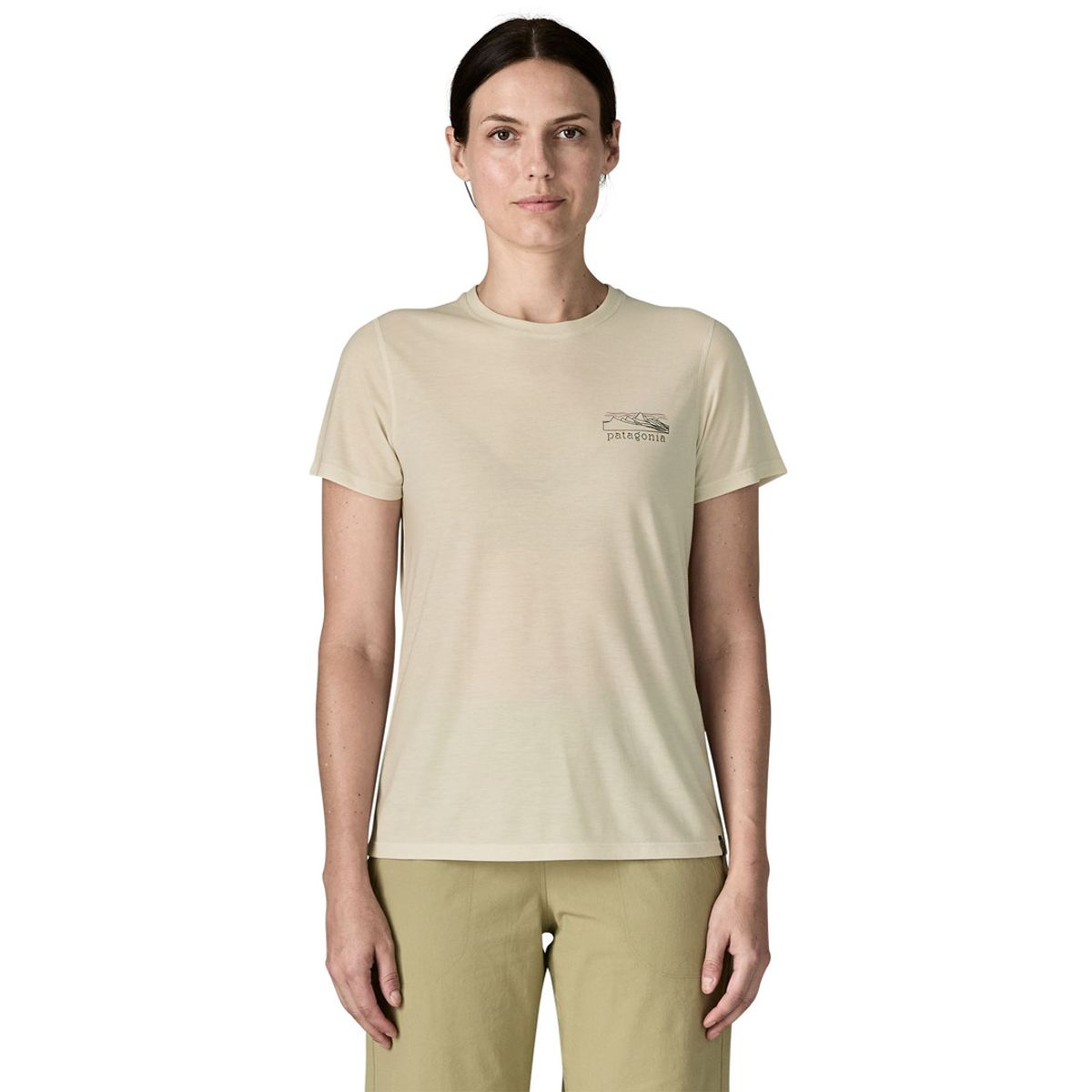 Patagonia Cap Cool Trail Shirt Stratapeaks W's dyno white