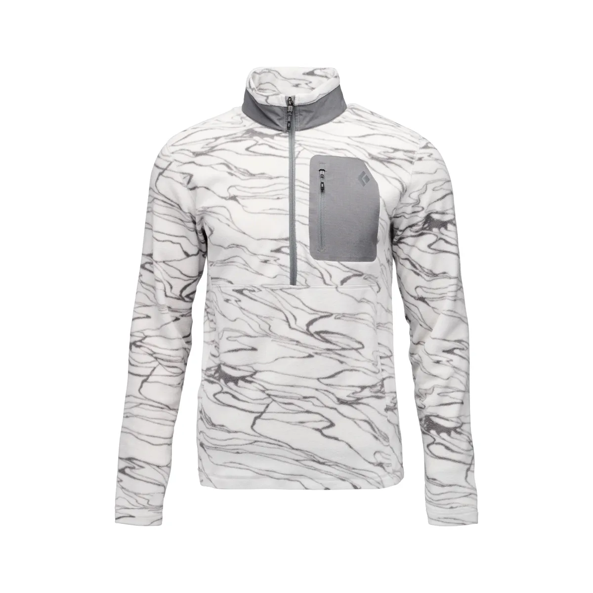 Black Diamond Rift Half-Zip Fleece Jacket M's relief-alloy-steel-gray