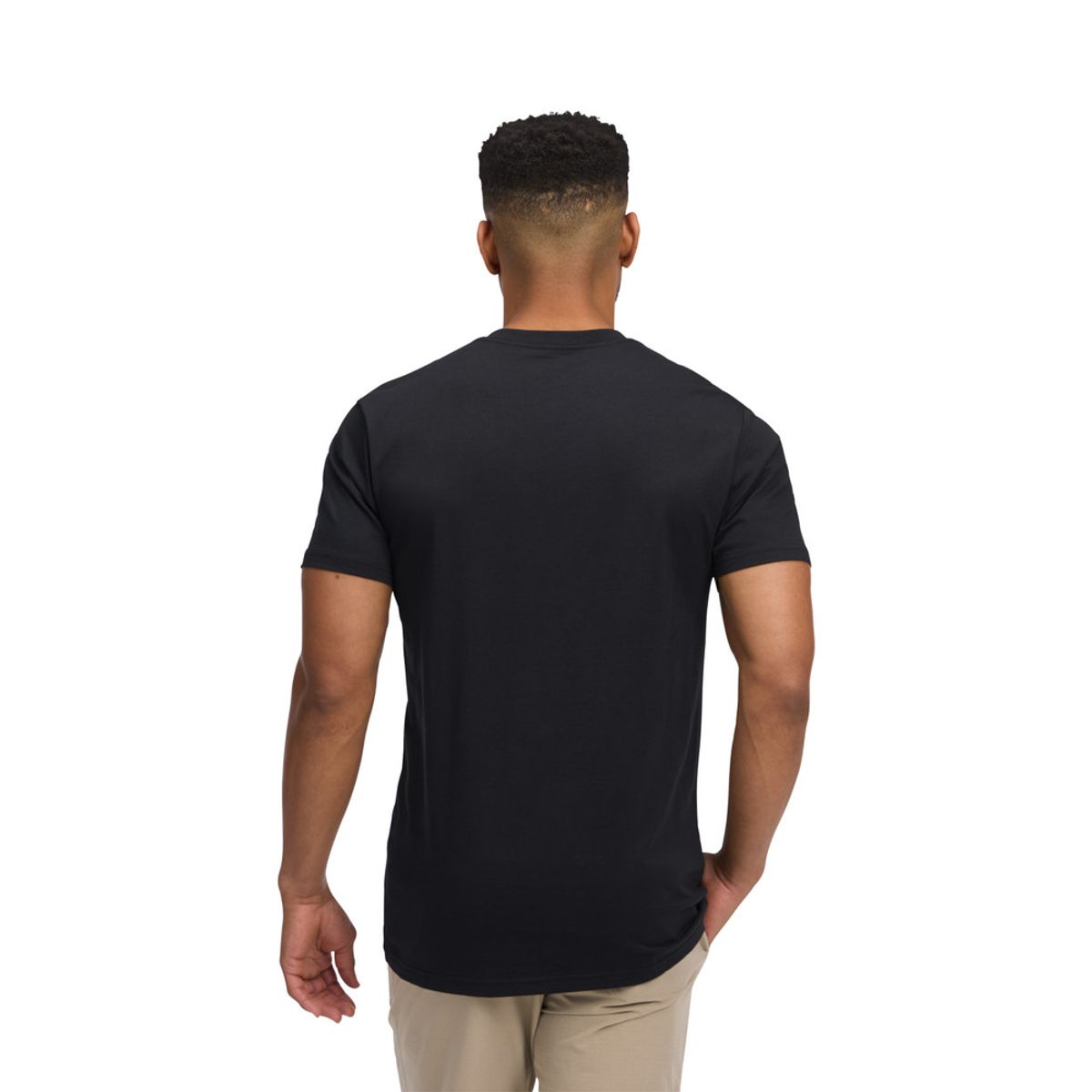 Black Diamond Men's Mini Stacked Short Sleeve Tee black