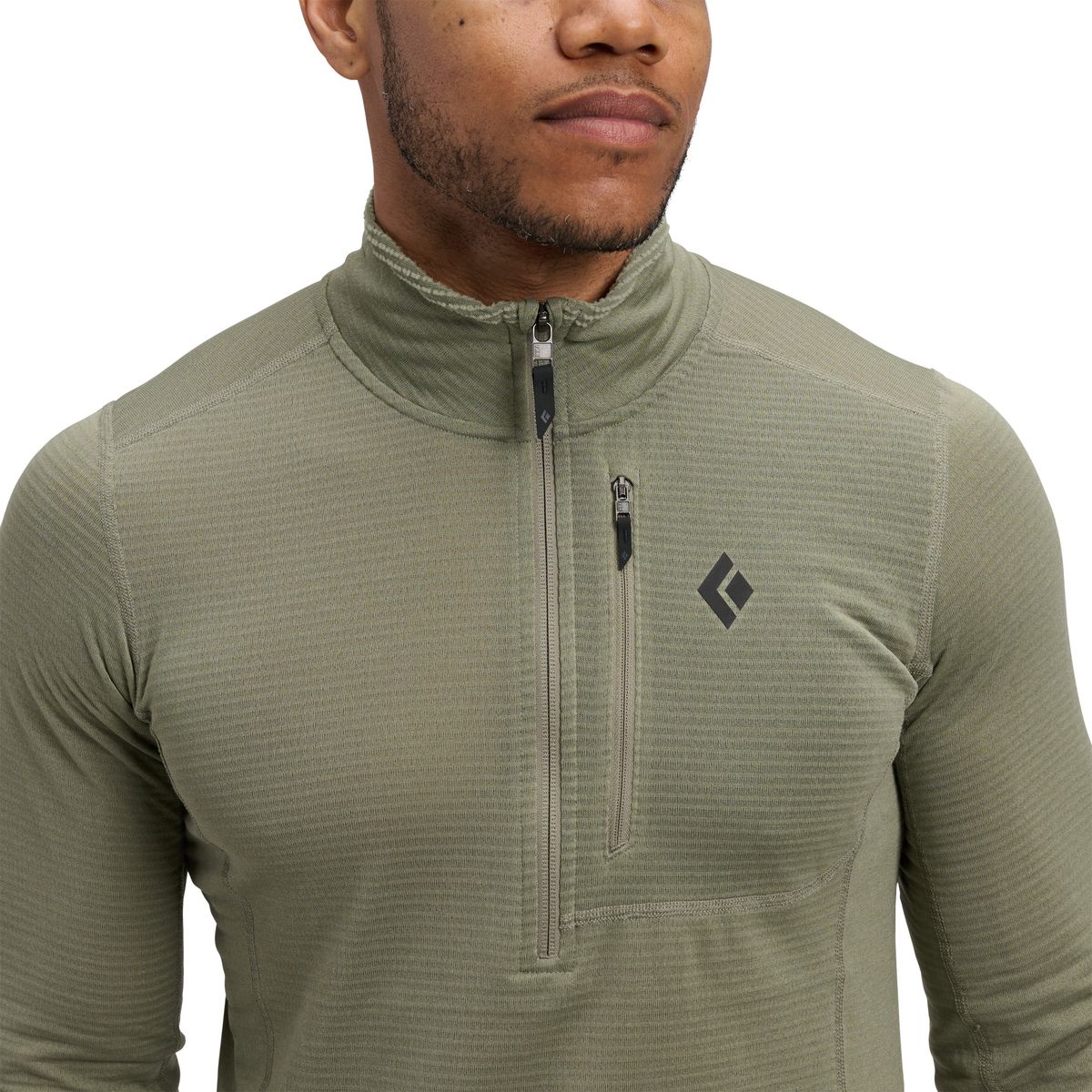 Black Diamond Coefficient LT Quarter Zip Pullover M's pine smoke