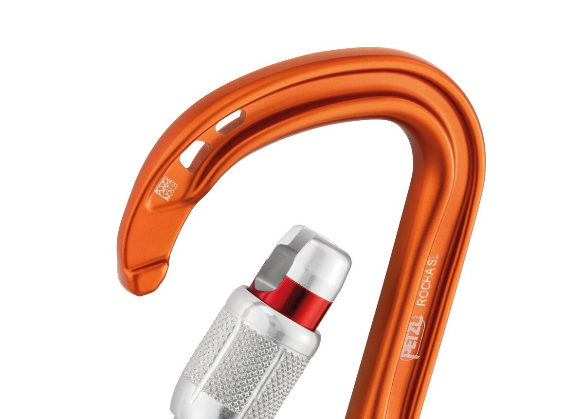 Petzl Rocha Screw-Lock orange