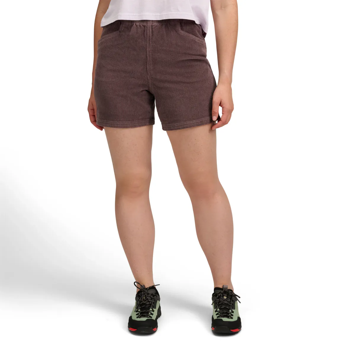 Black Diamond Women's Dirtbag Corduroy Shorts dark mauve