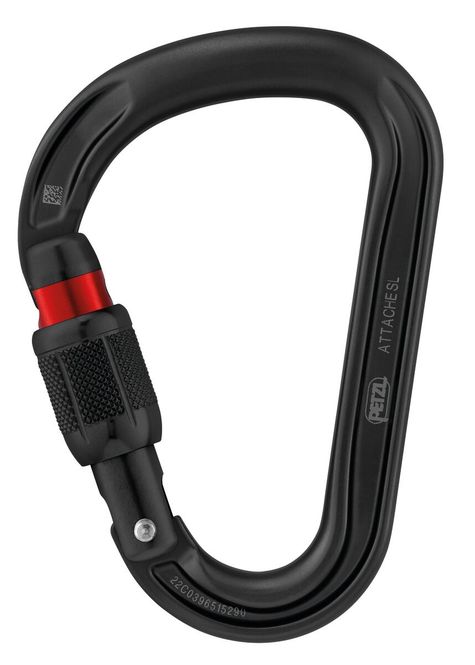 Hovedbilde Petzl Attache Screw-Lock black