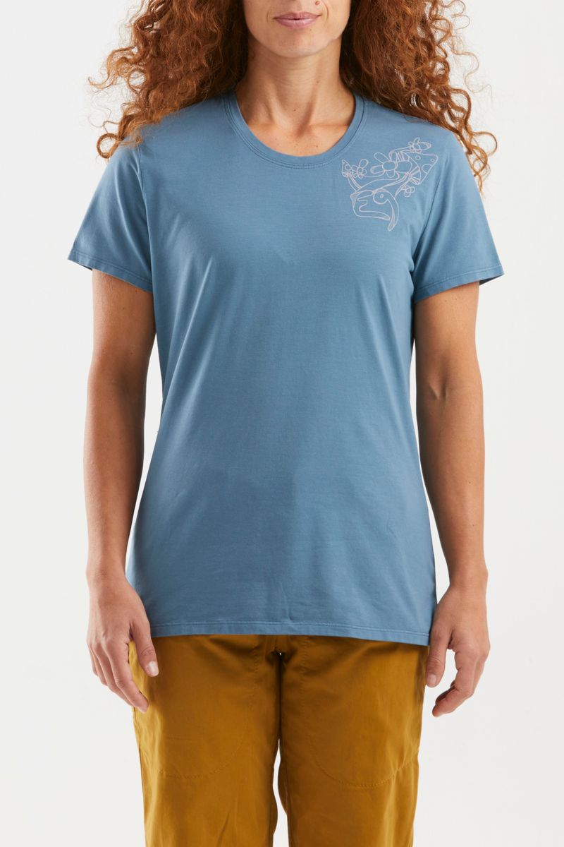 E9 Mush Tee steel blue