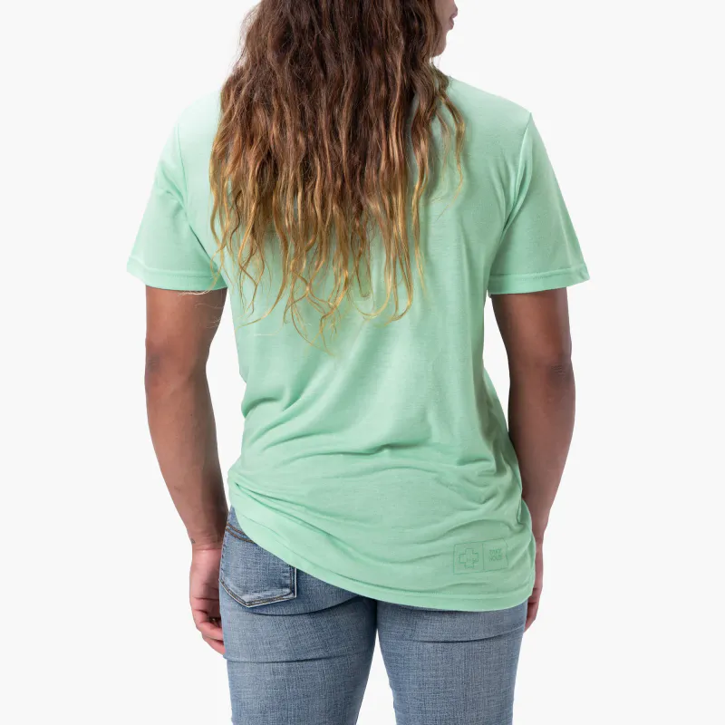 So iLL Stacked Logo Tee seafoam