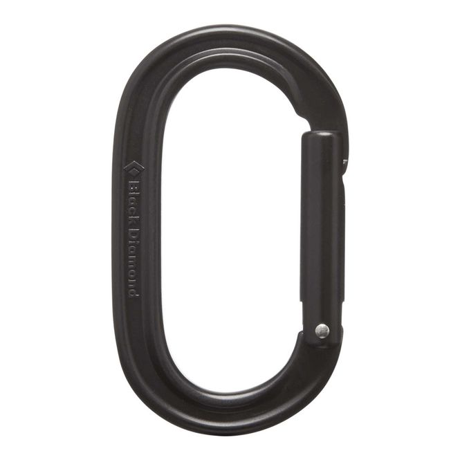 Hovedbilde Black Diamond Oval Keylock Carabiner black