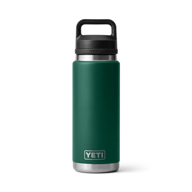 Yeti Rambler 26oz Bottle w/Chug Cap black forrest green (1000ml) 