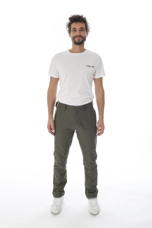 Snap M Wide Pants dark khaki