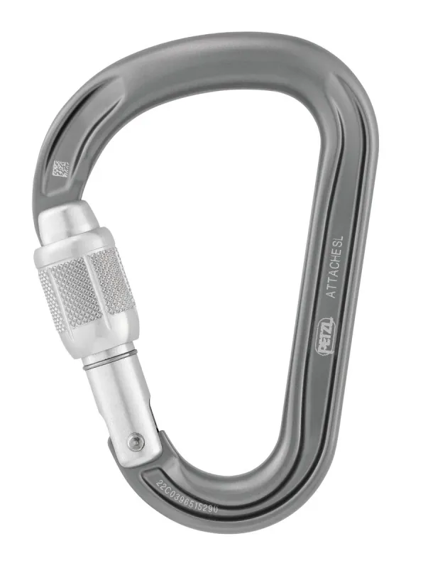 Petzl Attache Screw-Lock gray