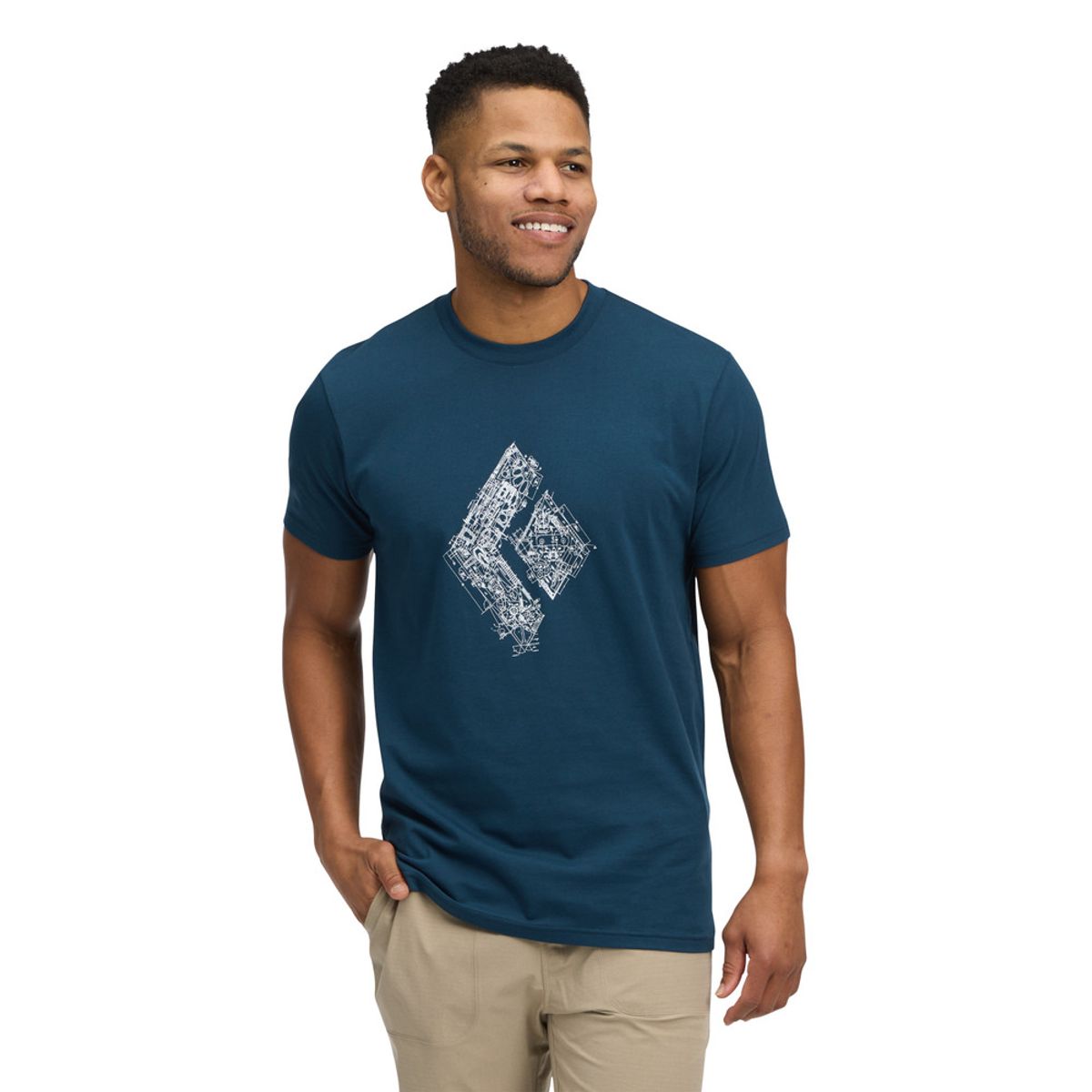 Black Diamond Men's Engineered Diamond Tee indigo