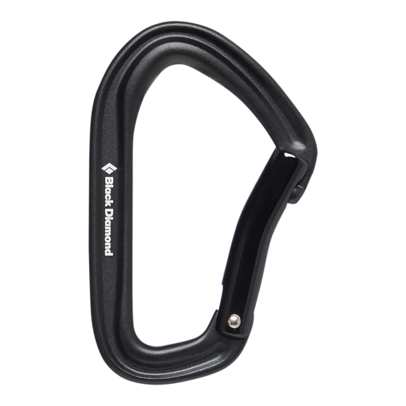 Black Diamond Hotforge Bent Gate Carabiner black