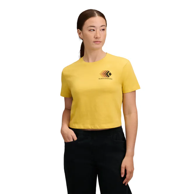 Hovedbilde Black Diamond Faded Crop SS Tee W's soft ochre
