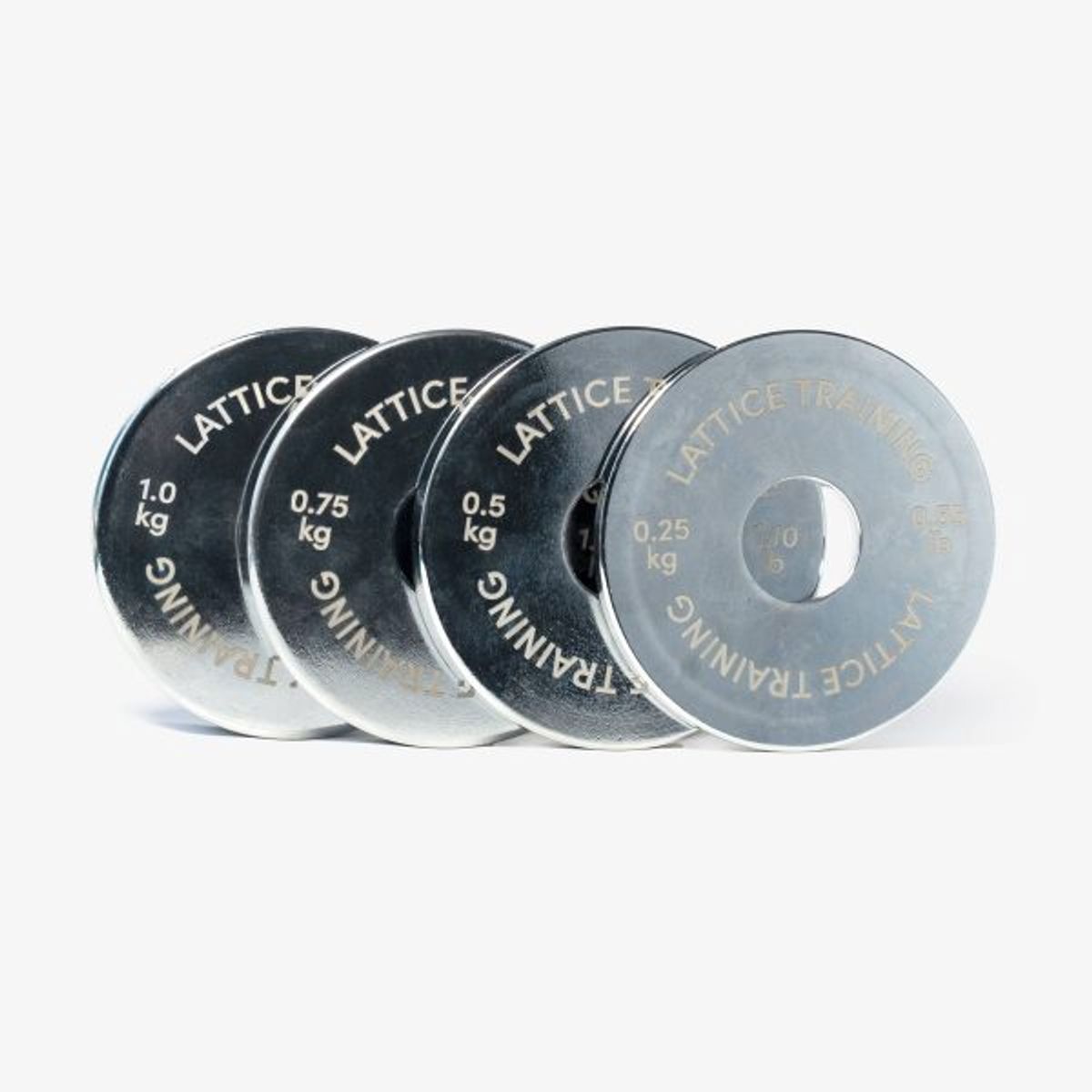 Lattice Fractional Weight Plates silver
