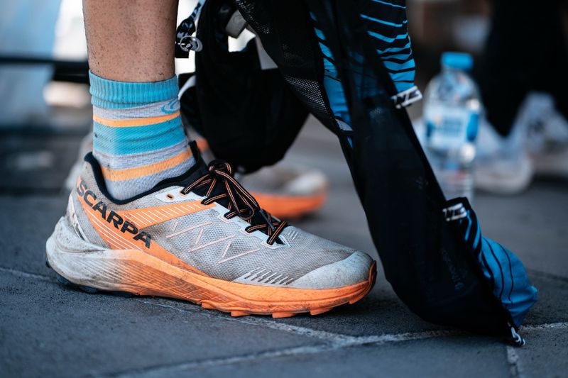 Scarpa Spin Ultra 2 ice-orange fluo