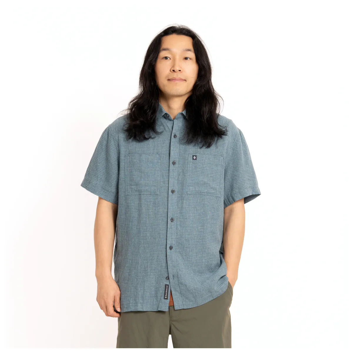 Black Diamond Scenic Route Short Sleeve Shirt M's midnight blue-glacier