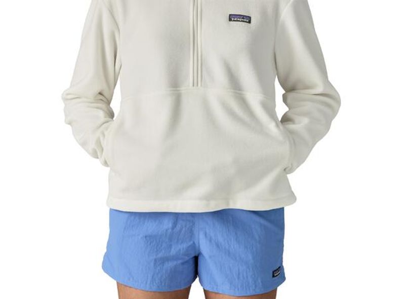 Patagonia Micro D 1/2 Zip Fleece Pullover W's birch white 